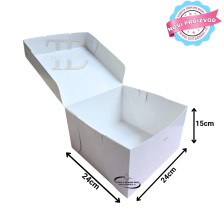 Torta Dekor Kutija Za Tortu 24x24x15 Jednodelna (SD Set 5 kom)